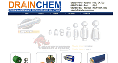 Desktop Screenshot of drainchem.com.au
